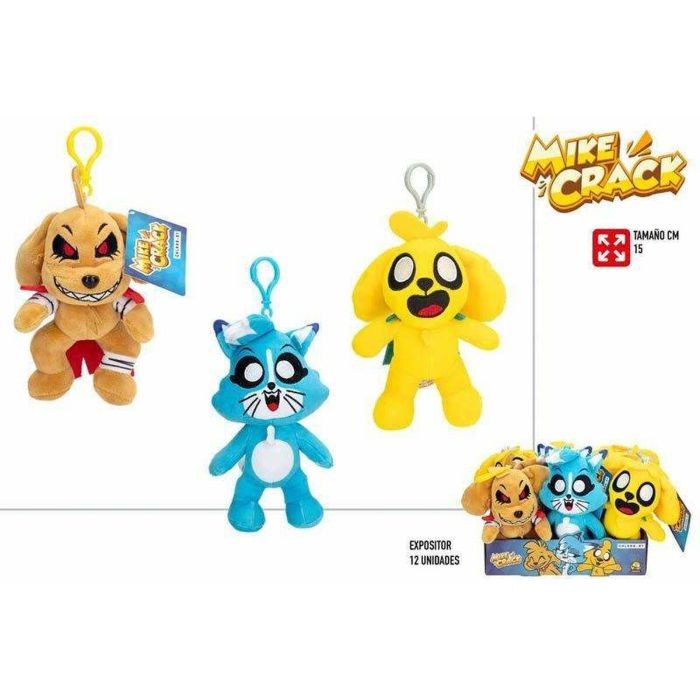 Peluche mikecrack 15 cm con colgador. - modelos surtidos Peluche mikecrack 15 cm con colgador. - modelos surtidos