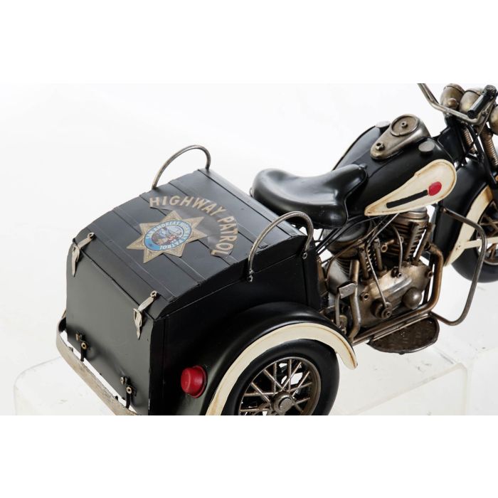 DKD Home Decor Vehiculo Decoracion Vintage Negro Verde Metal 37 x 19 x 16 cm (2 Unidades) 1