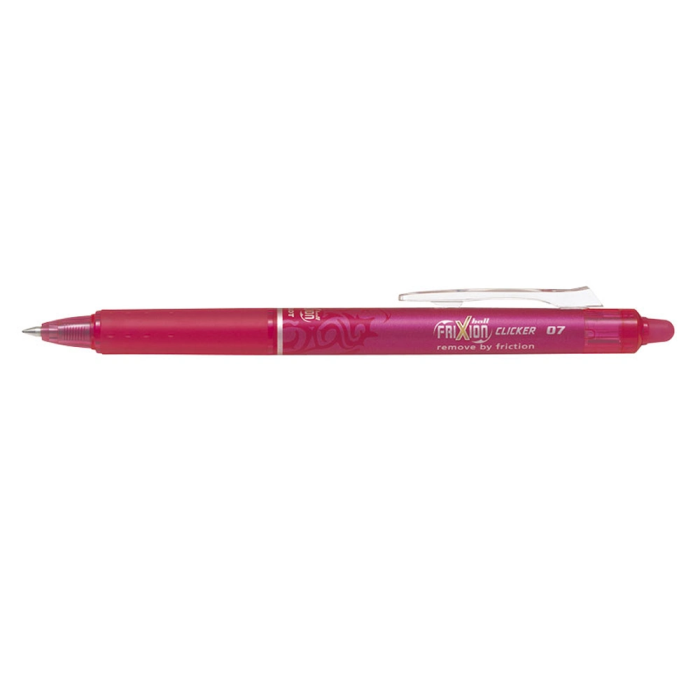Pilot Bolígrafo Frixion Clicker Borrable Retráctil 0.7 mm Rosa 1