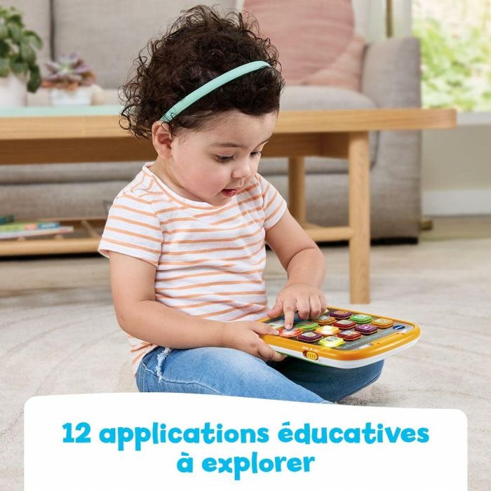 Vtech Baby Tableta Bilingüe para Bebé - Juguete Educativo con 12 Botones Iluminados, Francés e Inglés (9-36 meses) 3 Vtech Baby Tableta Bilingüe para Bebé - Juguete Educativo con 12 Botones Iluminados, Francés e Inglés (9-36 meses) 3