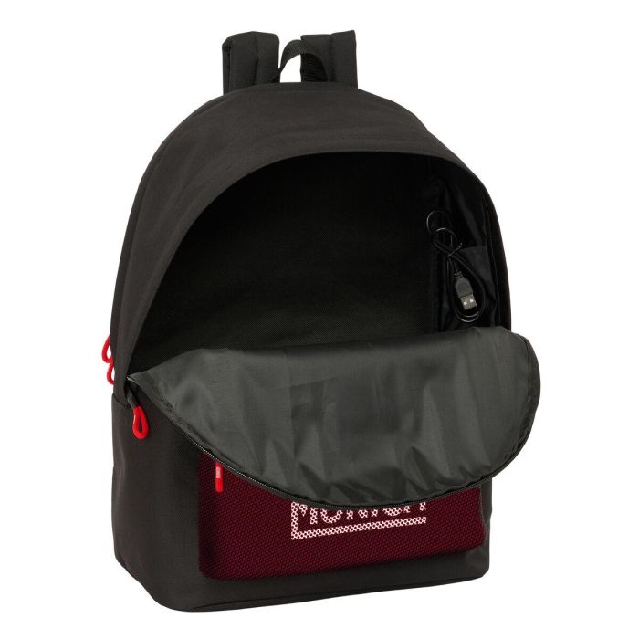 Mochila Escolar Munich +usb munich Negro 31 x 44 x 18 cm 4 Mochila Escolar Munich +usb munich Negro 31 x 44 x 18 cm 4