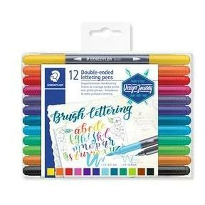Set de Rotuladores Staedtler Lettering Doble punta (5 Unidades) 1 Set de Rotuladores Staedtler Lettering Doble punta (5 Unidades) 1