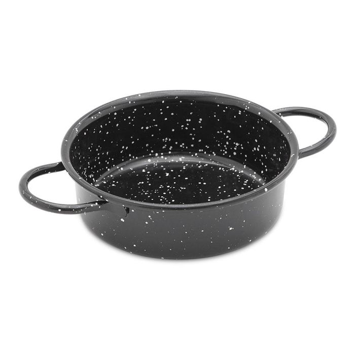 Vaello Fuente con asas esmaltada Ø12 cm, apta para fuego, lavavajillas y horno