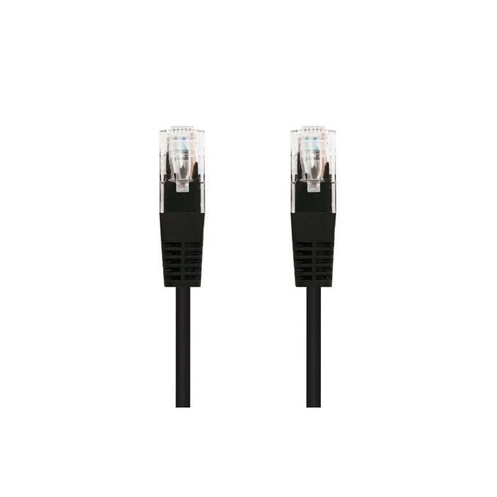 Cable de Red RJ45 UTP Nanocable 10.20.0102-BK Cat.5e/ 2m/ Negro Cable de Red RJ45 UTP Nanocable 10.20.0102-BK Cat.5e/ 2m/ Negro