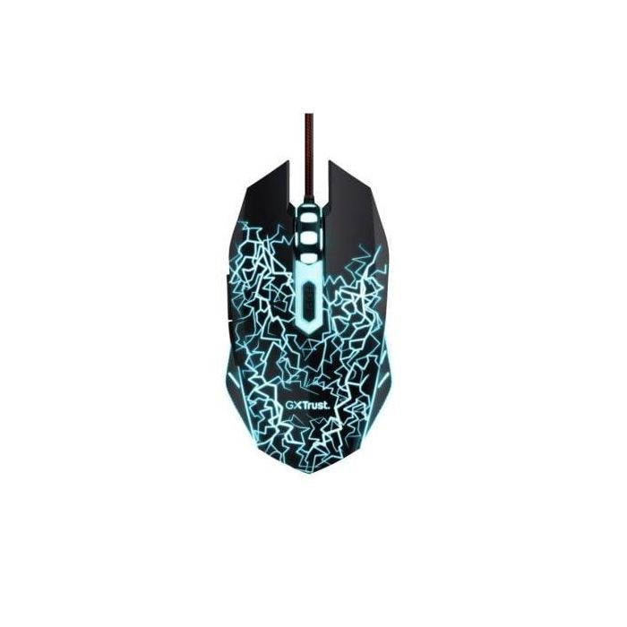 Trust Ratón Gaming Izza Gxt Cable Usb 4000Dpi 6 Botones Iluminación Led 105 W Negro 1 Trust Ratón Gaming Izza Gxt Cable Usb 4000Dpi 6 Botones Iluminación Led 105 W Negro 1
