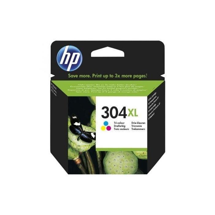 Ink-Jet Hp 304XL Deskjet 3000 - 3720 - 3730 Tricolor 300 Paginas Ink-Jet Hp 304XL Deskjet 3000 - 3720 - 3730 Tricolor 300 Paginas