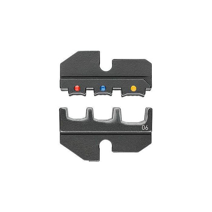Knipex 97 49 06 Crimpeinsatz para Terminales Aislados | Herramienta de Prensado para Cables Eléctricos