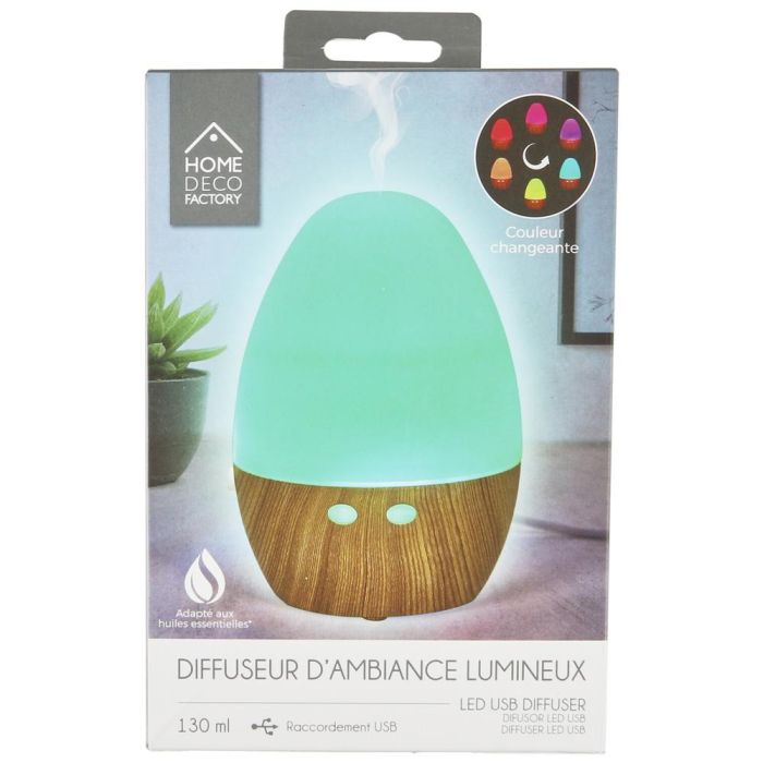 Difusor Led Usb 130 Ml Home Deco Factory 0 Difusor Led Usb 130 Ml Home Deco Factory 0