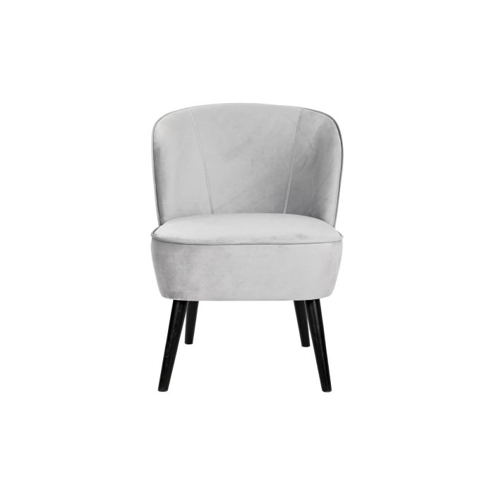 Butaca DKD Home Decor Gris Negro 66 x 76 x 59 cm 4 Butaca DKD Home Decor Gris Negro 66 x 76 x 59 cm 4