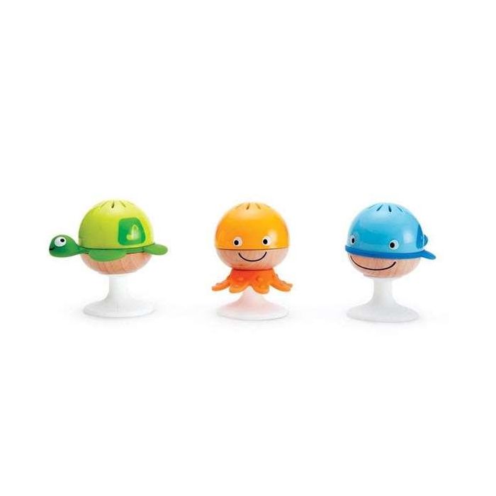 Sonajeros en cana 3 unidades animales marinos adhesivos con sonidos 25x12x9 cm 1 Sonajeros en cana 3 unidades animales marinos adhesivos con sonidos 25x12x9 cm 1