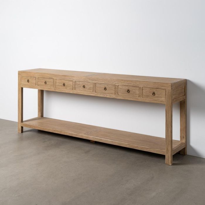 Consola Madera de Olmo Entrada 240 X 45 X 90 cm