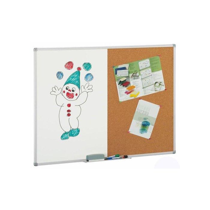 Pizarra Doble Uso 122X183 Corcho+Blanco
