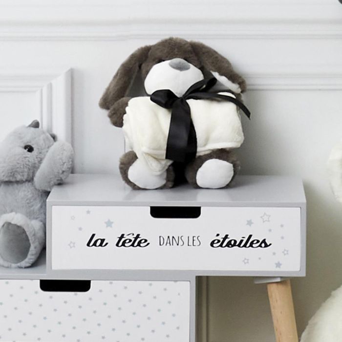 Tom et Zoe Juego de Peluche con Manta Puericultura 20 cm 1