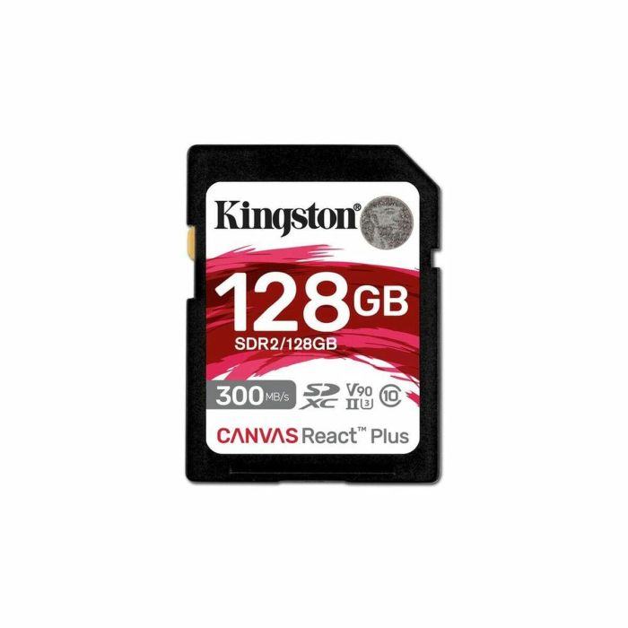 Tarjeta de Memoria Micro SD con Adaptador Kingston SDR2/128GB 128 GB 8K Ultra HD SDXC UHS-II Tarjeta de Memoria Micro SD con Adaptador Kingston SDR2/128GB 128 GB 8K Ultra HD SDXC UHS-II