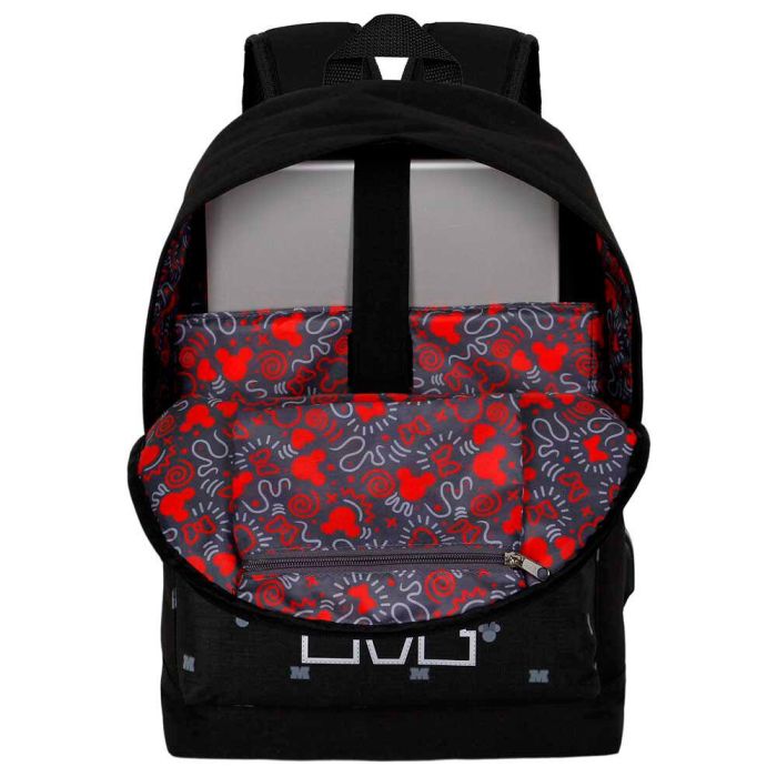 Mochila HS Silver Symbol Disney Minnie Mouse Negro 2 Mochila HS Silver Symbol Disney Minnie Mouse Negro 2