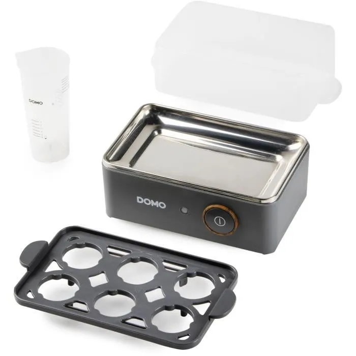 Domo DO9283EK Cocedor de Huevos, 400 W, 6 Huevos, Gris 2 Domo DO9283EK Cocedor de Huevos, 400 W, 6 Huevos, Gris 2