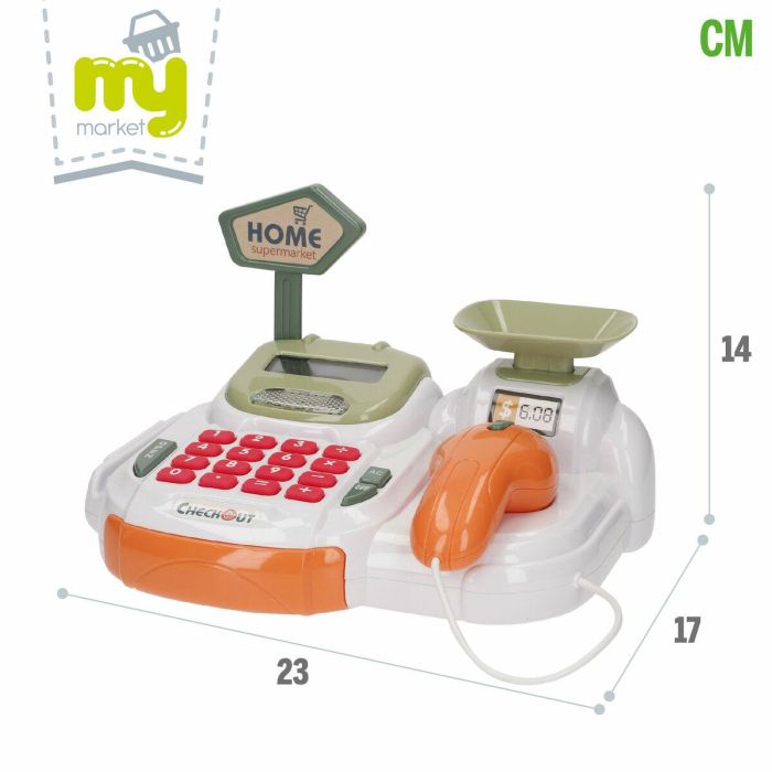 Caja Registradora de Juguete 23 x 14 x 17 cm 4 Unidades 1 Caja Registradora de Juguete 23 x 14 x 17 cm 4 Unidades 1