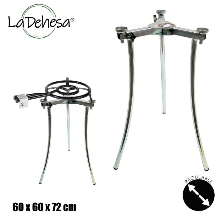 Tripode Regulable Quemador La Dehesa 72X11CM (4 Unidades) 3 Tripode Regulable Quemador La Dehesa 72X11CM (4 Unidades) 3