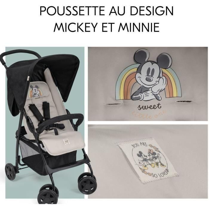 HAUCK HAU4007923171677 Cochecito Sport Plegable y Reclinable con Capota 4 Ruedas Diseño Mickey y Minnie 2 HAUCK HAU4007923171677 Cochecito Sport Plegable y Reclinable con Capota 4 Ruedas Diseño Mickey y Minnie 2