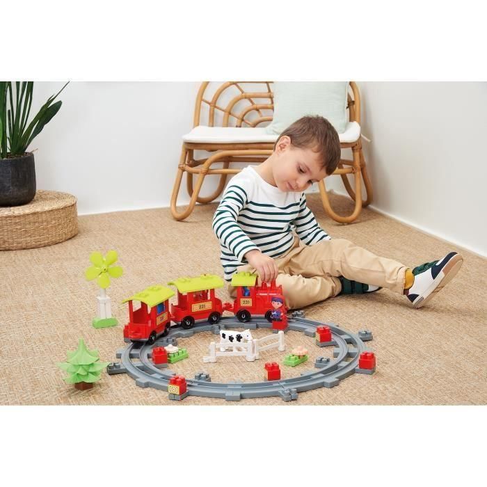 Juego de Construcción Ecoiffier TRAIN DE CAMPAGNE 3