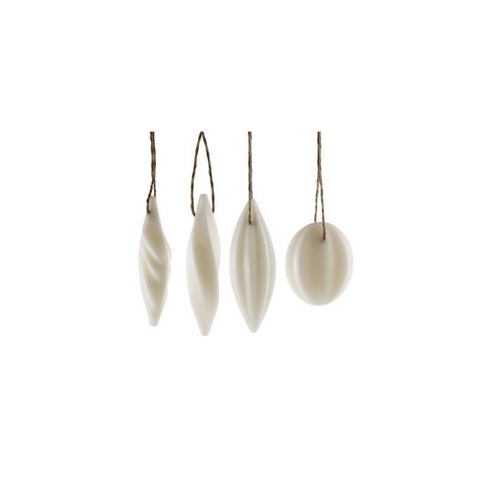 CERABELLA Vela Set 4 Medallones Perfumados Cashmere