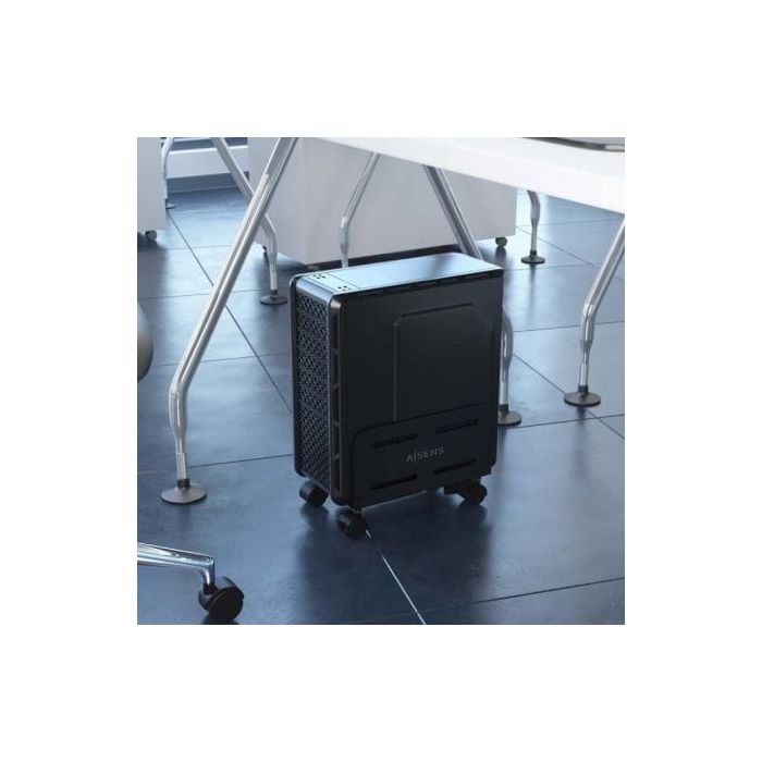 Aisens Soporte Metalico Ajustable De Suelo Para Cpu Negro 4 Aisens Soporte Metalico Ajustable De Suelo Para Cpu Negro 4