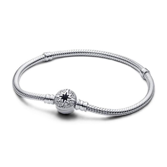 Pulsera Mujer Pandora 593584C01-18 18 cm Plateado