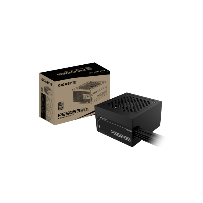 Gigabyte P550SS 28200-P65SB-1EUR Fuente Alimentación PC 550W 80 PLUS Silver PCIe 5.0 ATX 3.1 Modular 120mm Blanco Gigabyte P550SS 28200-P65SB-1EUR Fuente Alimentación PC 550W 80 PLUS Silver PCIe 5.0 ATX 3.1 Modular 120mm Blanco