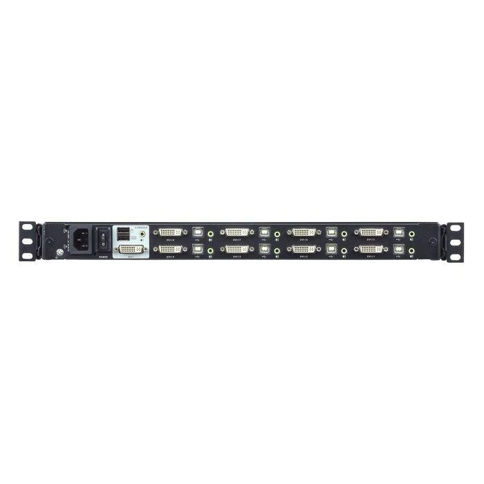 Aten CL6708MW Single Rail KVM Switch LCD DVI 8 Puertos Full HD 1080p 17.3 pulgadas Integrado Teclado Touchpad hasta 64 PCs 2 Aten CL6708MW Single Rail KVM Switch LCD DVI 8 Puertos Full HD 1080p 17.3 pulgadas Integrado Teclado Touchpad hasta 64 PCs 2
