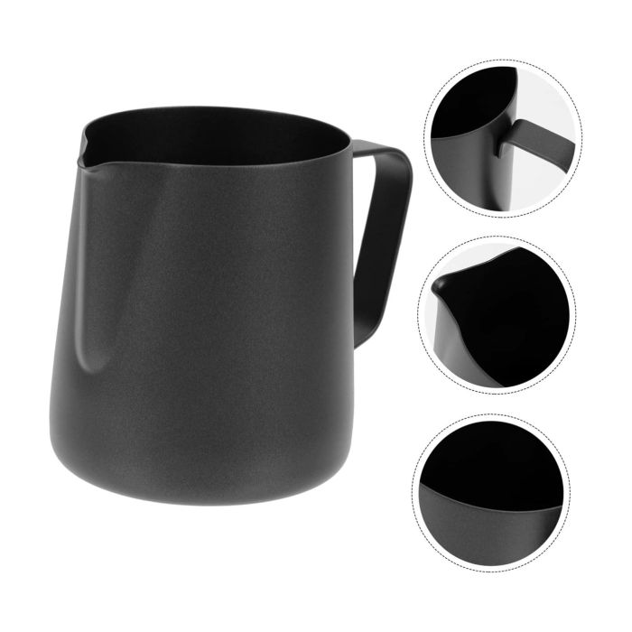 Inde Lechera Acero Inoxidable Negro 350 ml (7x9 cm) 2