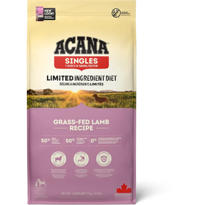 Acana Canine Adult Singles Grass Fed 17 kg