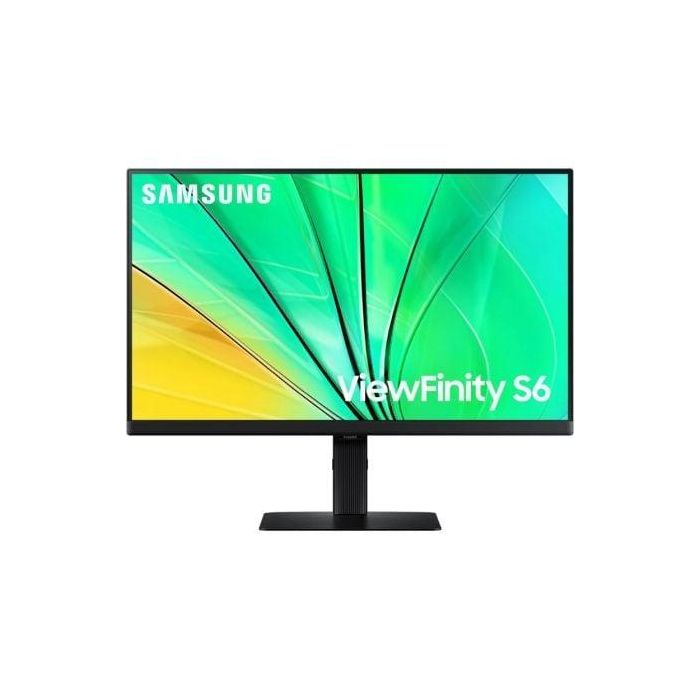 Monitor Profesional Samsung ViewFinity S6 S24D600EAU 24"/ QHD/ Regulable en Altura/ Negro Monitor Profesional Samsung ViewFinity S6 S24D600EAU 24"/ QHD/ Regulable en Altura/ Negro