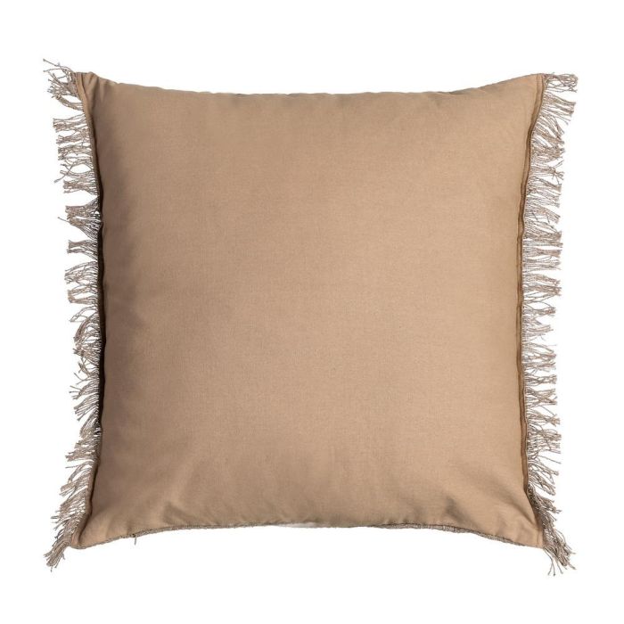 Cojín Marrón Algodón-Poliéster 60 X 60 cm