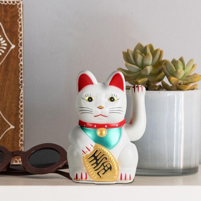 Gato Suerte- Manekineko Mister Gadget altura 13  1