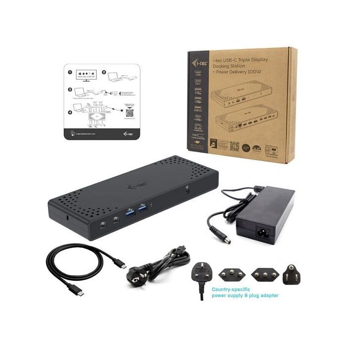 Funda para Teclado i-Tec C31TRIPLE4KDOCKPD Funda para Teclado i-Tec C31TRIPLE4KDOCKPD