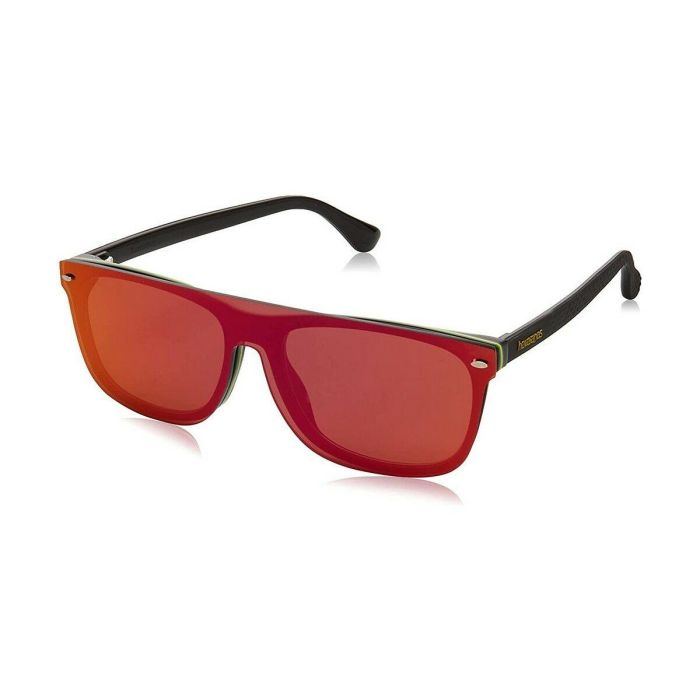 Montura de Gafas Hombre Havaianas PARATY-CS-807-UZ Negro Rojo ø 54 mm