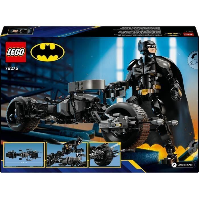 LEGO DC Batman 76273 Minifigura de Batman y motocicleta Bat-Pod para construir 5 LEGO DC Batman 76273 Minifigura de Batman y motocicleta Bat-Pod para construir 5