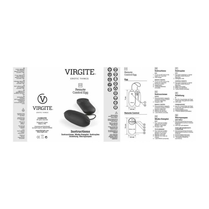 Vibrador Virgite Rosa 4 Vibrador Virgite Rosa 4
