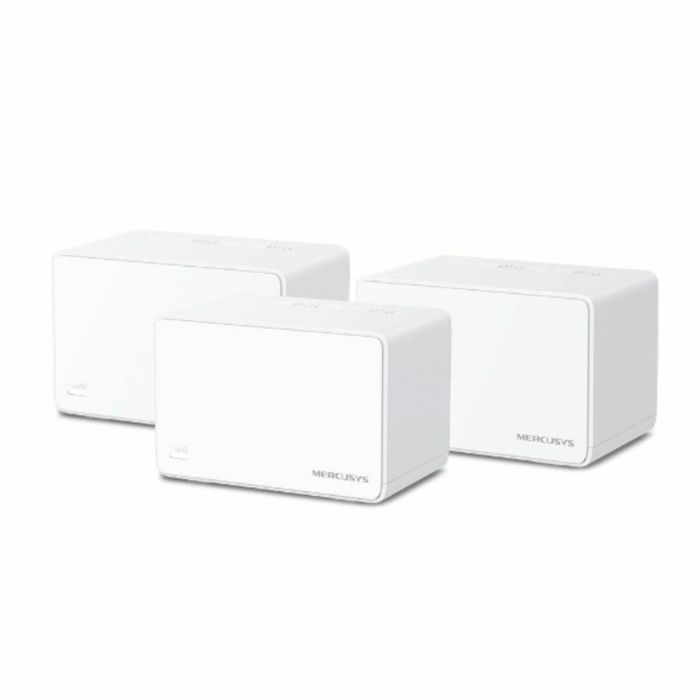 Mercusys Halo H80X (3-pack) Doble banda (2,4 GHz / 5 GHz) Wi-Fi 6 (802.11ax) Blanco Interno 40 Mercusys Halo H80X (3-pack) Doble banda (2,4 GHz / 5 GHz) Wi-Fi 6 (802.11ax) Blanco Interno 40
