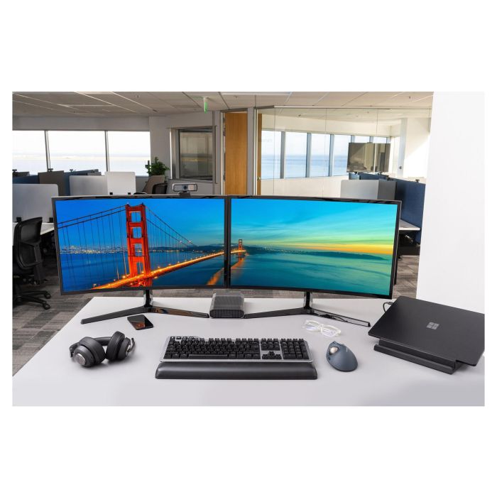 Kensington Auriculares Gaming H3000 PROVC, Diadema Bluetooth 5.2, Negro, 60h Batería, Cancelación Ruido, Micrófono Boom, USB-C, Para PC, PS, Xbox, Android, iOS