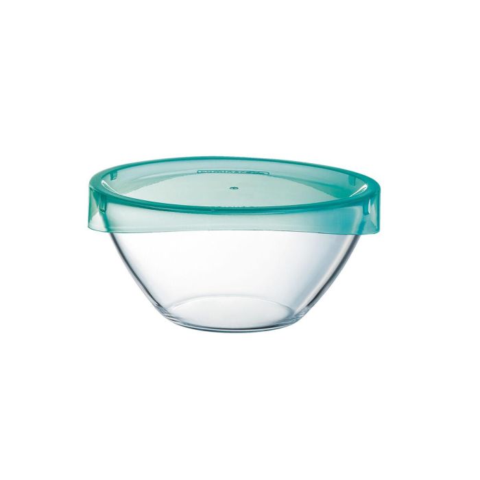 Ensaladera Luminarc Keep'n Lagon Transparente Con Tapa Vidrio Ø 17 cm (6 Unidades) 1