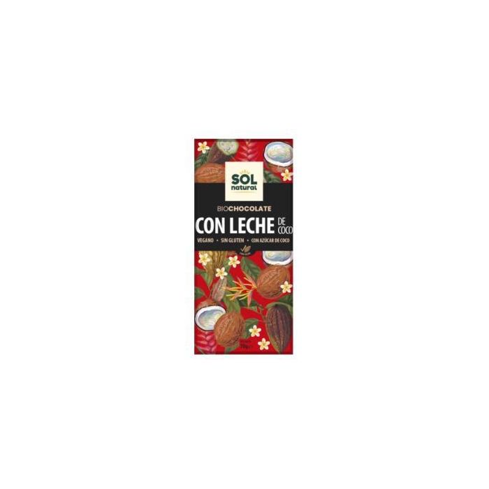 Chocolate Con Leche De Coco Tableta 70Gr. Bio Chocolate Con Leche De Coco Tableta 70Gr. Bio