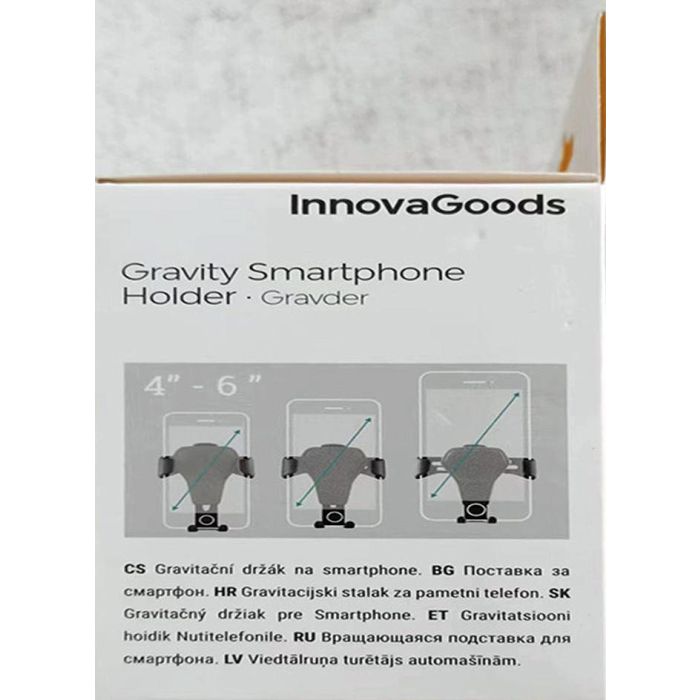 Inde Soporte Gravitatorio de Móviles para Coche - 9 x 6,8 x 9,4 cm (24 Unidades) 7