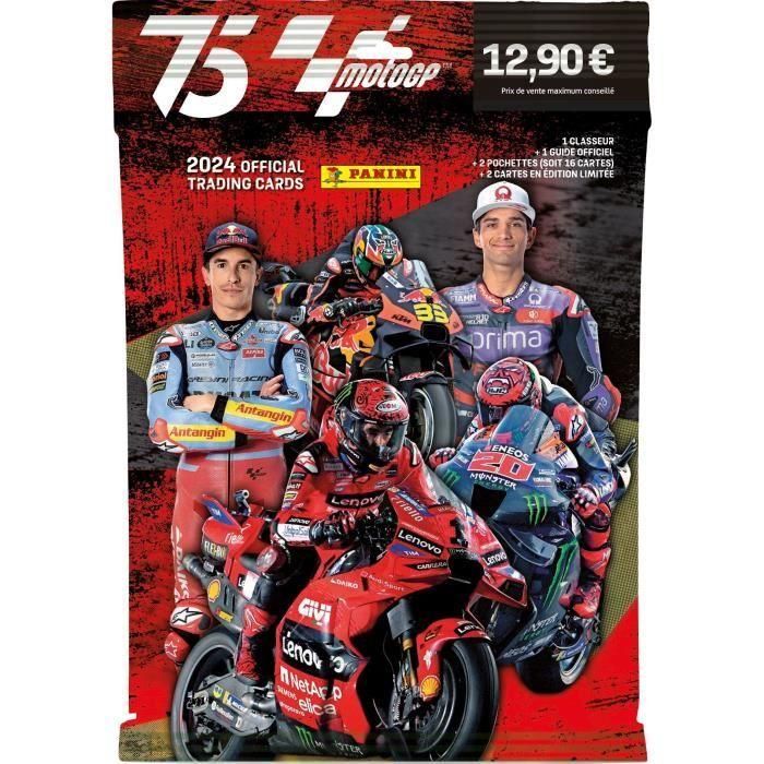 Starter Pack - PANINI - Moto GP 2024 TC - Carpeta + 2 bolsillos + 2 tarjetas edición limitada