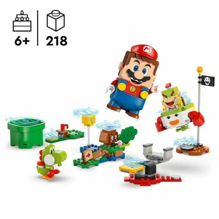 LEGO Super Mario 71439 Las aventuras de LEGO Mario Interactive - Set de vehículo y Yoshi 4