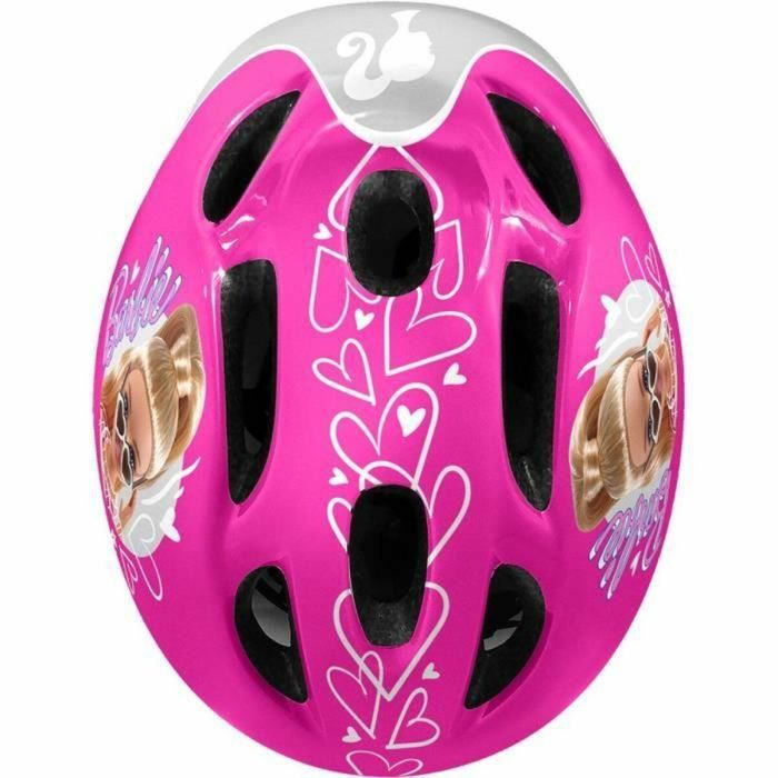 Stamp Casco Barbie para Bicicleta Patines Scooter Monopatín Ajustable 53-56cm con Sistema de Ruedas y Estructura EPS 2