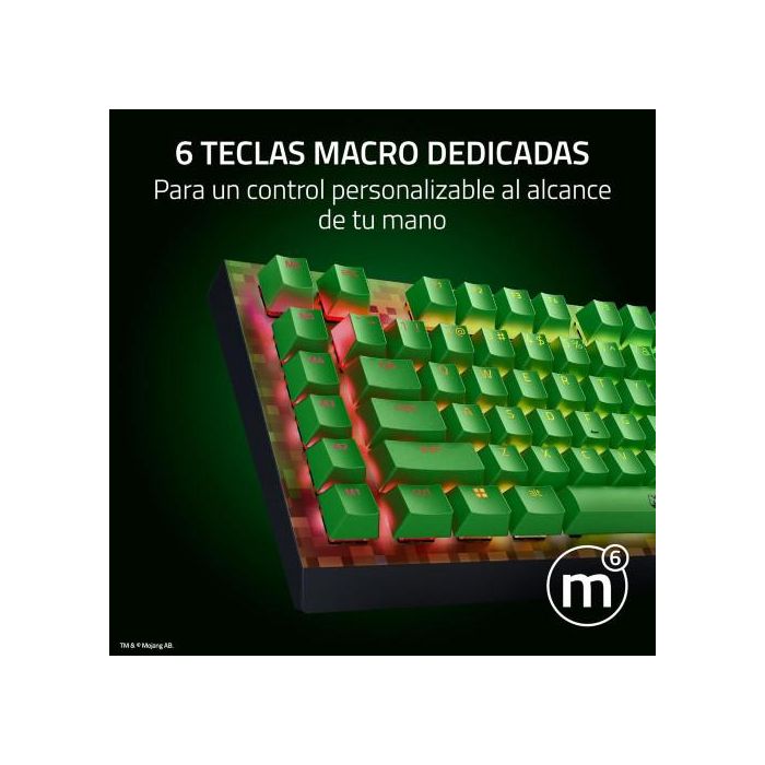 Teclado Razer Blackwidow V4 X Green Switch (Us Layout) (RZ03-04704100-R3M1) 2 Teclado Razer Blackwidow V4 X Green Switch (Us Layout) (RZ03-04704100-R3M1) 2