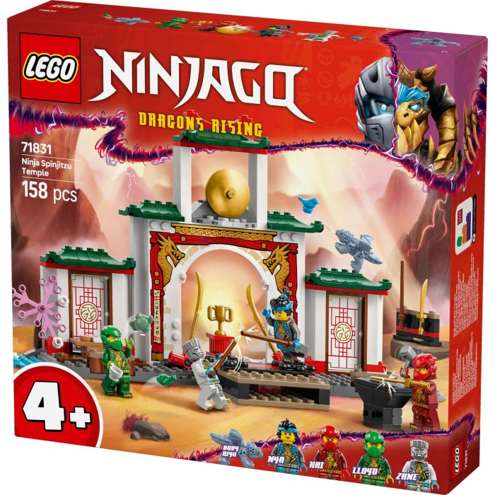 LEGO 71831 Templo Ninja del Spinjitzu NINJAGO con Dragón, 4 Minifiguras (Zane, Nya, Kai, Lloyd) y Accesorios – +4 años 10 LEGO 71831 Templo Ninja del Spinjitzu NINJAGO con Dragón, 4 Minifiguras (Zane, Nya, Kai, Lloyd) y Accesorios – +4 años 10