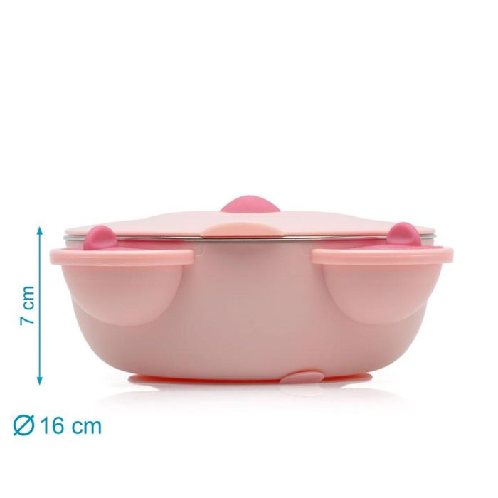 Recipiente Térmico Para Alimentos En Acero Inoxidable Rosa 3 Recipiente Térmico Para Alimentos En Acero Inoxidable Rosa 3