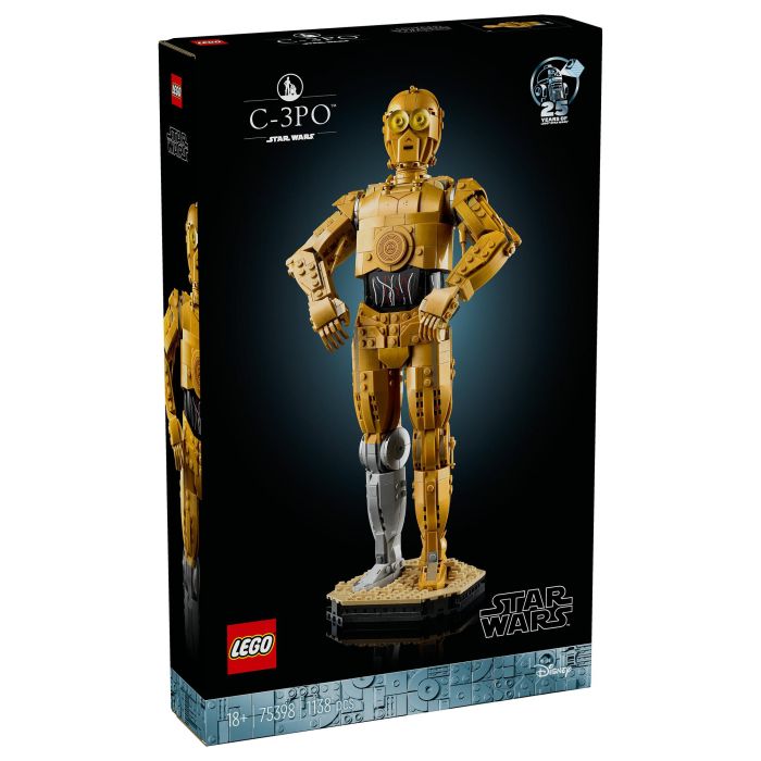 Lego Star Wars 75398 C-3PO Minifigura de Droide para Construir Kit de Modelo para Adultos
